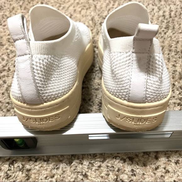 J/SLIDES White Hilo Platform Slip-On Sneaker 7.5 - Picture 6 of 8